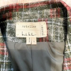 Nicole Miller on trend plaid moto jacket